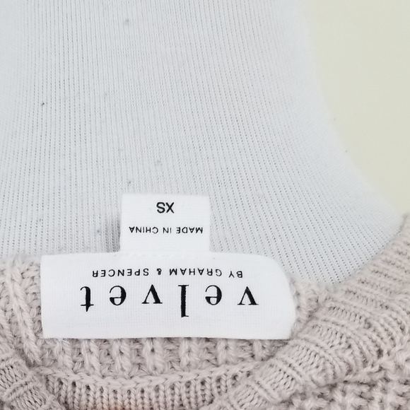 Velvet Graham & Spencer Dusty Rose Pink Sweater XS - Picture 4 of 5